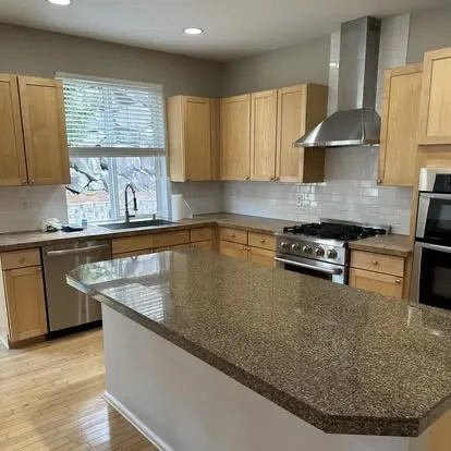 Kitchen after professional cleaning