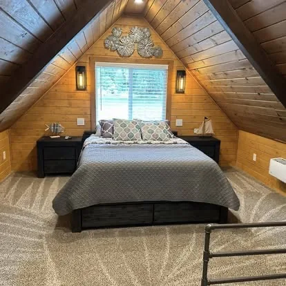 Loft Bedroom after professional cleaning
